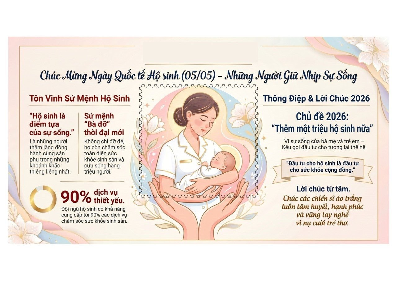 MỪNG NGÀY QUỐC TẾ HỘ SINH 05/05 - NHỮNG NGƯỜI GIỮ NHỊP SỐNG